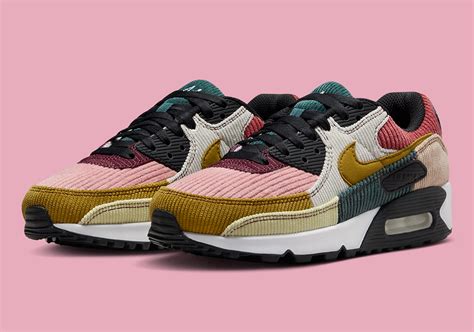 nike air max - 90 - sneakers met corduroy-mix|nike air max 90 blue.